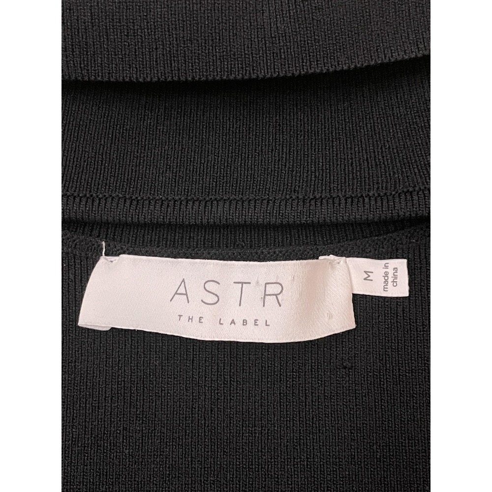 ASTR The Label Sweater Womens Medium Black Cutout Turtleneck Long Sleeve AT17392 - Picture 3 of 16